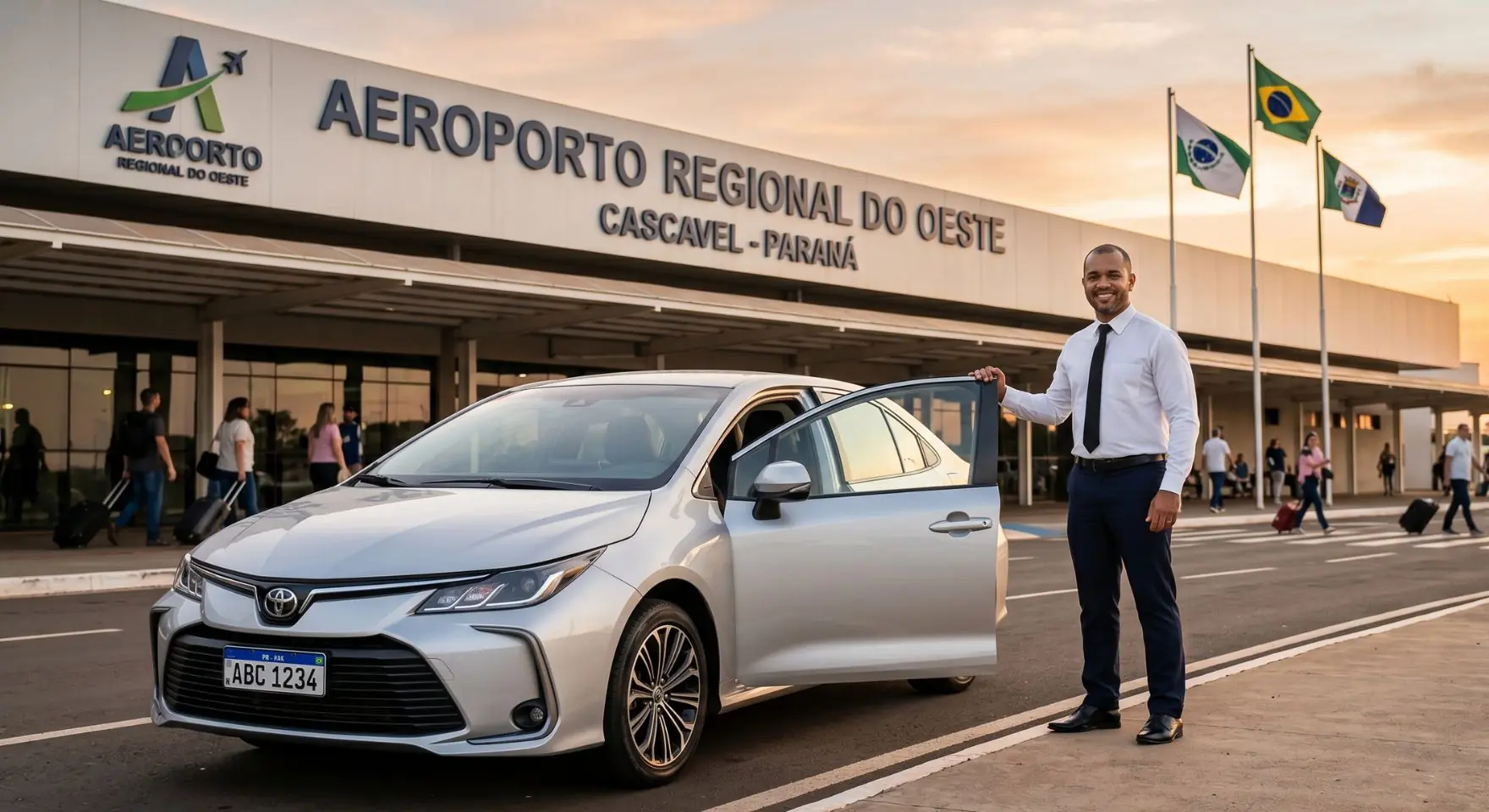 Taxi Cascavel 24h no Terminal Rodoviario Dra. Helenise Pereira Tolentino aguardando passageiro